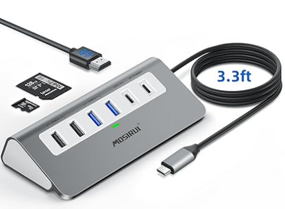 9-in-1 USB C Hub Multiport Adapter Docking Station