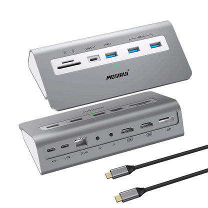 14-in-1 USB C Docking Station Dual Monitor